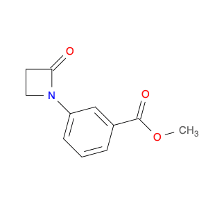 Benzoic acid, 3-(2-oxo-1-azetidinyl)-, methyl ester