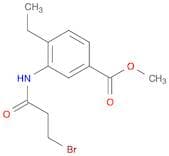 Benzoic acid, 3-[(3-bromo-1-oxopropyl)amino]-4-ethyl-, methyl ester