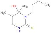 2(1H)-Pyrimidinethione,1-butyltetrahydro-6-hydroxy-5,6-dimethyl-