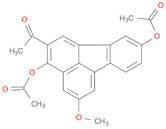 Ethanone, 1-[3,9-bis(acetyloxy)-5-methoxy-2-fluoranthenyl]-