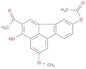 Ethanone, 1-[9-(acetyloxy)-3-hydroxy-5-methoxy-2-fluoranthenyl]-