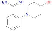 Benzenecarboximidamide,2-(4-hydroxy-1-piperidinyl)-
