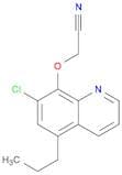 Acetonitrile, [(7-chloro-5-propyl-8-quinolinyl)oxy]-
