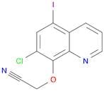 Acetonitrile, [(7-chloro-5-iodo-8-quinolinyl)oxy]-