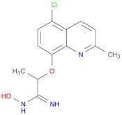 Propanimidamide, 2-[(5-chloro-2-methyl-8-quinolinyl)oxy]-N-hydroxy-