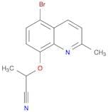 Propanenitrile, 2-[(5-bromo-2-methyl-8-quinolinyl)oxy]-