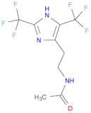 Acetamide, N-[2-[2,5-bis(trifluoromethyl)-1H-imidazol-4-yl]ethyl]-