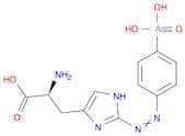 L-Histidine, 2-[(4-arsonophenyl)azo]-
