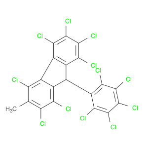 9H-Fluorene, 1,2,3,4,5,7,8-heptachloro-6-methyl-9-(pentachlorophenyl)-