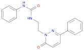 Urea, N-[2-(6-oxo-3-phenyl-1(6H)-pyridazinyl)ethyl]-N'-phenyl-