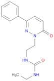 Urea, N-ethyl-N'-[2-(6-oxo-3-phenyl-1(6H)-pyridazinyl)ethyl]-