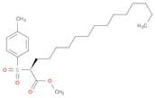 Hexadecanoic acid, 2-[(4-methylphenyl)sulfonyl]-, methyl ester, (S)-