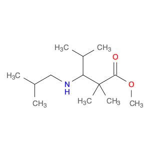 Pentanoic acid, 2,2,4-trimethyl-3-[(2-methylpropyl)amino]-, methyl ester