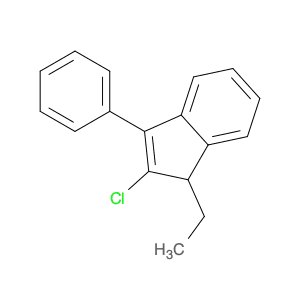 1H-Indene, 2-chloro-1-ethyl-3-phenyl-