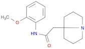 1H-Pyrrolizine-7a(5H)-acetamide, tetrahydro-N-(2-methoxyphenyl)-