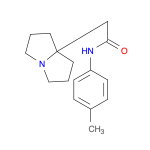 1H-Pyrrolizine-7a(5H)-acetamide, tetrahydro-N-(4-methylphenyl)-
