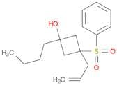 Cyclobutanol, 1-butyl-3-(phenylsulfonyl)-3-(2-propenyl)-