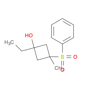 Cyclobutanol, 1-ethyl-3-methyl-3-(phenylsulfonyl)-