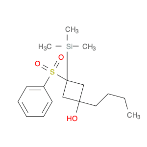 Cyclobutanol, 1-butyl-3-(phenylsulfonyl)-3-(trimethylsilyl)-