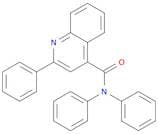 4-Quinolinecarboxamide, N,N,2-triphenyl-