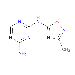 1,3,5-Triazine-2,4-diamine, N-(3-methyl-1,2,4-oxadiazol-5-yl)-