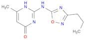 6-Methyl-2-((3-propyl-1,2,4-oxadiazol-5-yl)amino)pyrimidin-4(1H)-one