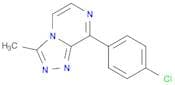 1,2,4-Triazolo[4,3-a]pyrazine, 8-(4-chlorophenyl)-3-methyl-