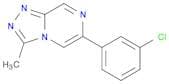 1,2,4-Triazolo[4,3-a]pyrazine, 6-(3-chlorophenyl)-3-methyl-
