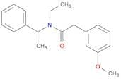 Benzeneacetamide, N-ethyl-3-methoxy-N-(1-phenylethyl)-
