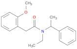 Benzeneacetamide, N-ethyl-2-methoxy-N-(1-phenylethyl)-
