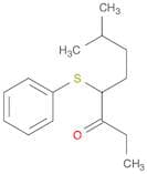 3-Octanone, 7-methyl-4-(phenylthio)-