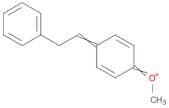 Oxonium, methyl[4-(2-phenylethylidene)-2,5-cyclohexadien-1-ylidene]-