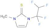 2H-Imidazole-2-thione, 1,3-dihydro-1-methyl-3-(1,1,2,2-tetrafluoroethyl)-