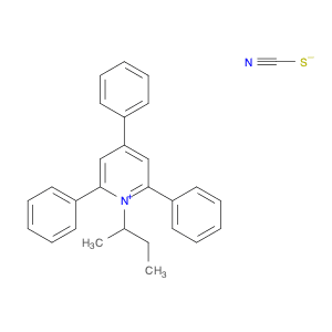 Pyridinium, 1-(1-methylpropyl)-2,4,6-triphenyl-, thiocyanate
