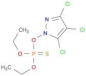 1H-Pyrazole, 3,4,5-trichloro-1-[(diethoxyphosphinothioyl)oxy]-