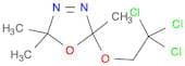 1,3,4-Oxadiazole, 2,5-dihydro-2,2,5-trimethyl-5-(2,2,2-trichloroethoxy)-