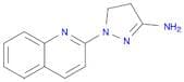 1H-Pyrazol-3-amine, 4,5-dihydro-1-(2-quinolinyl)-