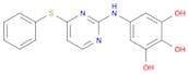 1,2,3-Benzenetriol, 5-[[4-(phenylthio)-2-pyrimidinyl]amino]-