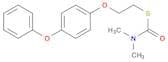 Carbamothioic acid, dimethyl-, S-[2-(4-phenoxyphenoxy)ethyl] ester