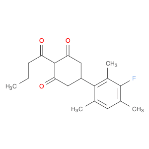 1,3-Cyclohexanedione, 5-(3-fluoro-2,4,6-trimethylphenyl)-2-(1-oxobutyl)-