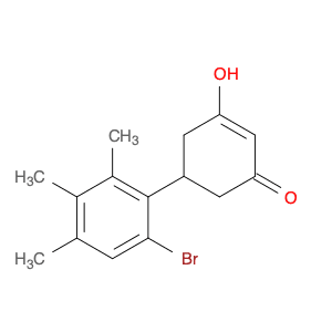 2-Cyclohexen-1-one, 5-(6-bromo-2,3,4-trimethylphenyl)-3-hydroxy-
