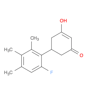 2-Cyclohexen-1-one, 5-(6-fluoro-2,3,4-trimethylphenyl)-3-hydroxy-