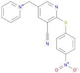 Pyridinium, 1-[[5-cyano-6-[(4-nitrophenyl)thio]-3-pyridinyl]methyl]-