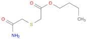 Acetic acid, [(2-amino-2-oxoethyl)thio]-, butyl ester
