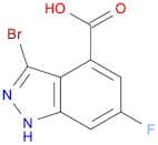 3-Bromo-6-fluoro-1H-indazole-4-carboxylic acid