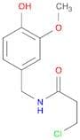 Propanamide, 3-chloro-N-[(4-hydroxy-3-methoxyphenyl)methyl]-