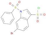 6-Bromo-1-(phenylsulfonyl)-1H-indole-3-sulfonyl chloride