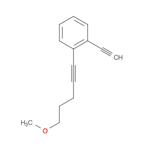 Benzene, 1-ethynyl-2-(5-methoxy-1-pentynyl)-