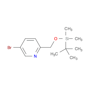 5-Bromo-2-{[(tert-butyldimethylsilyl)oxy]methyl}pyridine
