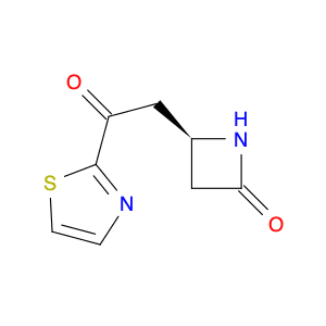 2-Azetidinone, 4-[2-oxo-2-(2-thiazolyl)ethyl]-, (R)-